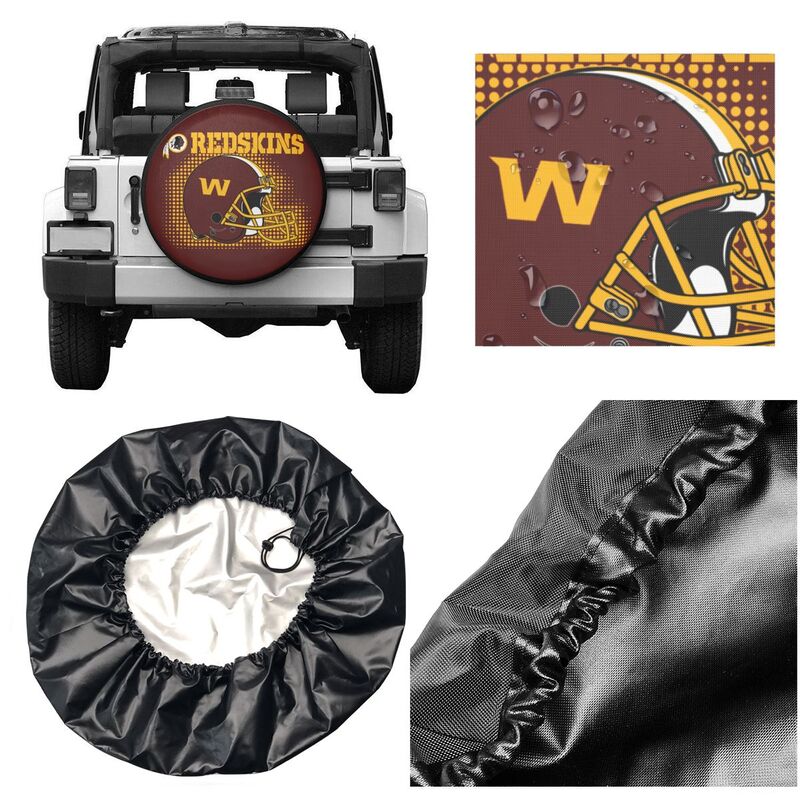 Washington Redskins Printed tire protection cover car sun protection tire protection cover