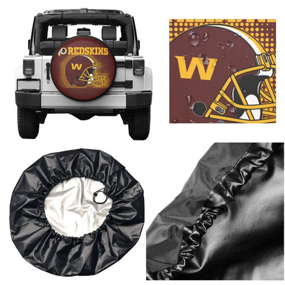 Washington Redskins Printed tire protection cover car sun protection tire protection cover