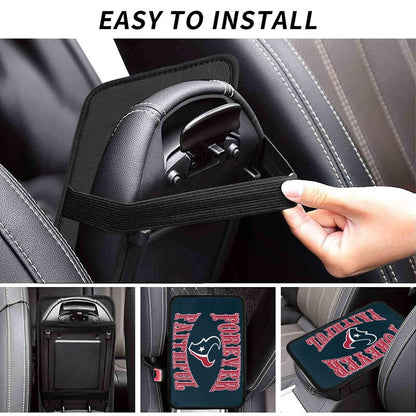Houston Texans Print car armrest box cover armrest protective cover