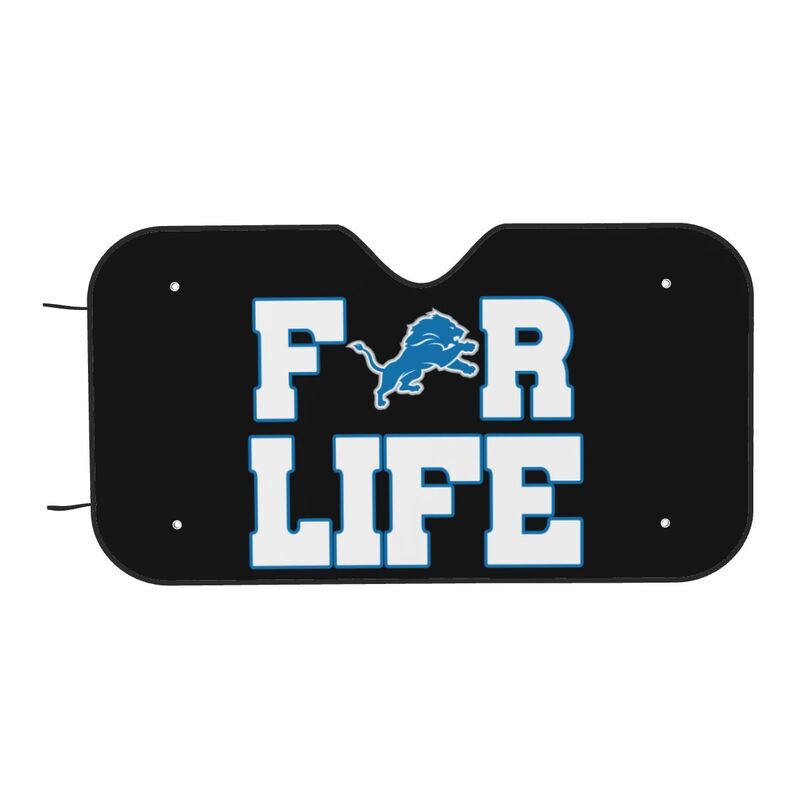 Detroit Lions Printed car windshield sunshade (multi size)  front windshield sunshade