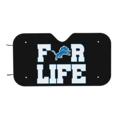 Detroit Lions Printed car windshield sunshade (multi size)  front windshield sunshade
