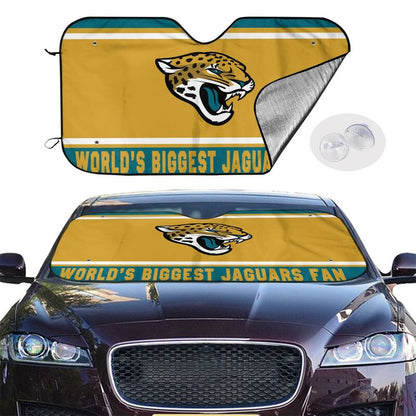 Jacksonville Jaguars Printing is suitable for car front windshield sunshades Car windshield sunshades