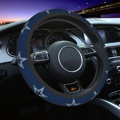 Dallas Cowboys 3 Printed elastic steering wheel cover breathable protective cover