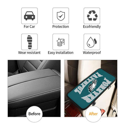 Philadelphia Eagles Print car armrest box cover armrest protective cover