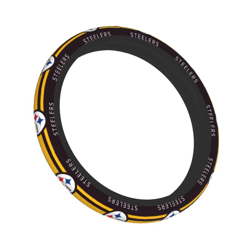Pittsburgh Steelers Printed breathable anti slip cover elastic steering wheel cover