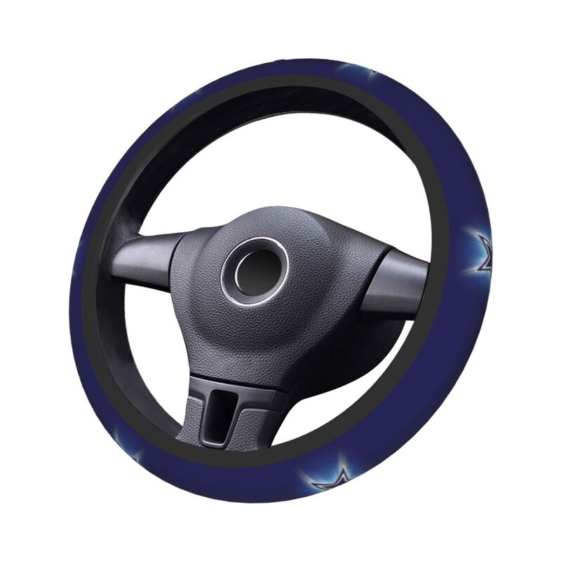 Dallas Cowboys 3 Printed elastic steering wheel cover anti slip breathable