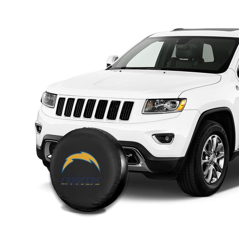 San Diego Chargers 2 Car tire protective cover waterproof and dustproof tire cover
