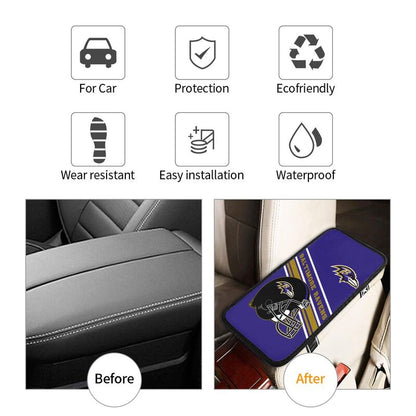 Baltimore Ravens Print armrest protective cover car armrest box cushion
