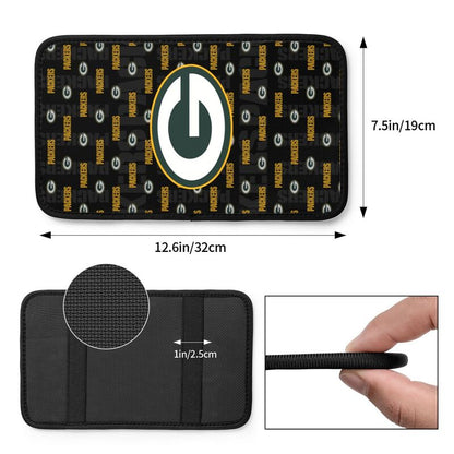 Green Bay Packers printed Car handrail cushion Personalized car armrest cover