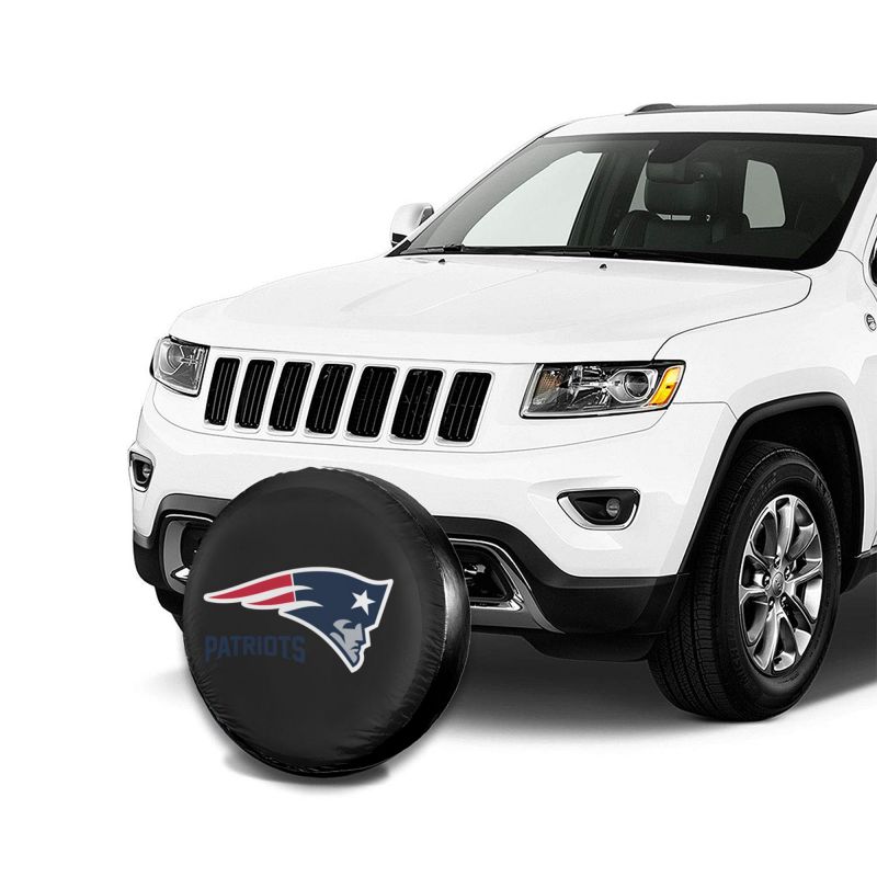 New England Patriots 2 Car tire protective cover waterproof and dustproof tire cover