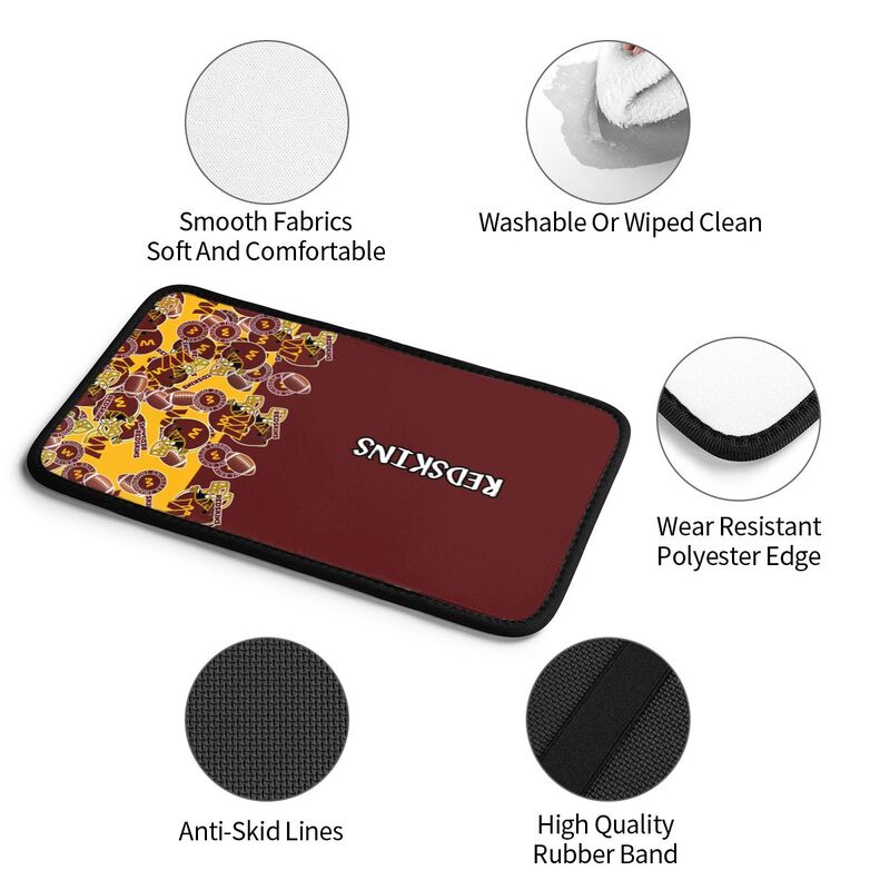 Washington Redskins print Car center console armrest pad car armrest protective cover