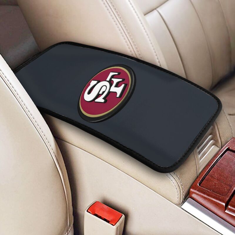 Car armrest box pad San Francisco 49ers 2 Printed central armrest box pad protective pad