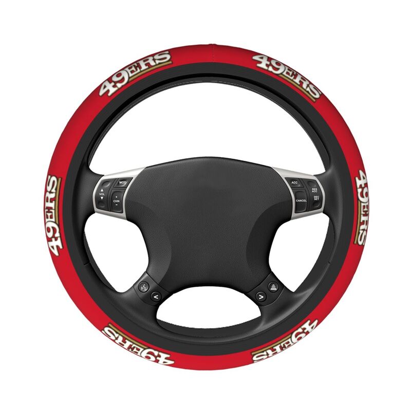 San Francisco 49ers 3 Printed breathable elastic steering wheel anti slip cover