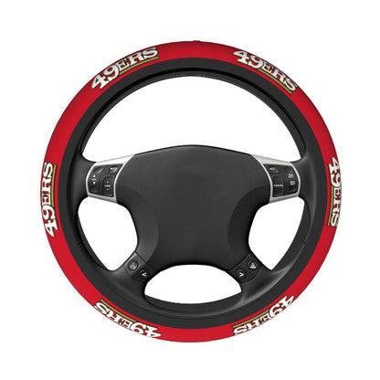 San Francisco 49ers 3 Printed breathable elastic steering wheel anti slip cover