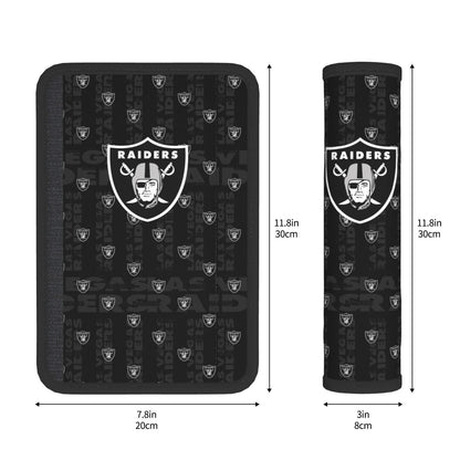Oakland Raiders personalized seat belt protective cover Car seat belt protective cover