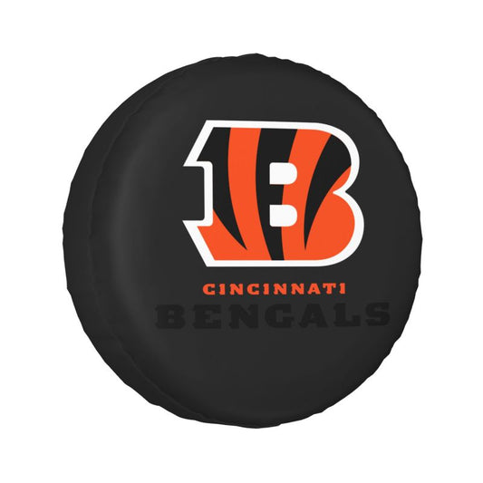 Cincinnati Bengals Car tire protection cover spare tire waterproof and dustproof cover