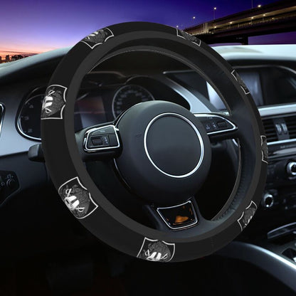 Las Vegas Raiders 4 Printed breathable anti slip cover elastic steering wheel cover