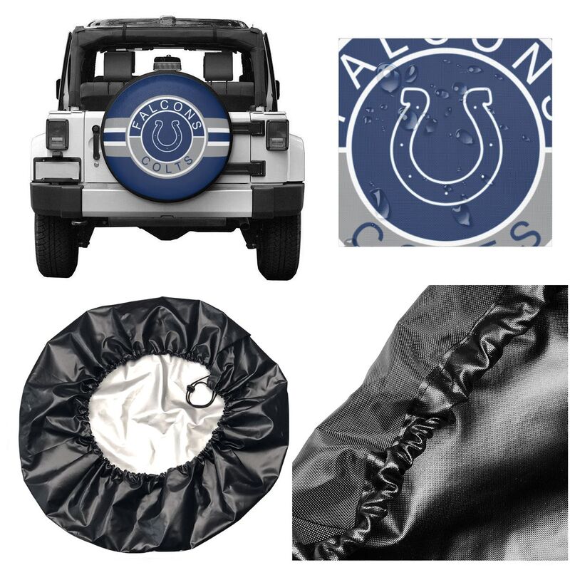 Indianapolis Colts Print tire protection cover car sun protection tire protection cover