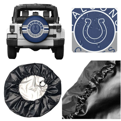 Indianapolis Colts Print tire protection cover car sun protection tire protection cover