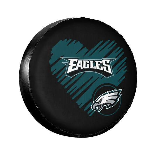 Philadelphia Eagles Printed car spare tire dust protection cover tire protection cover