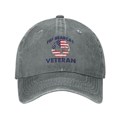 F8F Bearcat Printed unisex baseball cap outdoor hats adjustable cap trucker gift veteran cap