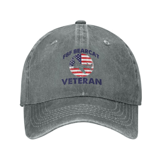 F8F Bearcat Printed unisex baseball cap outdoor hats adjustable cap trucker gift veteran cap