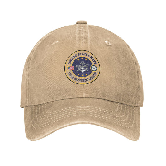 Special Warfare Combatant-craft Crewmen Printing unisex baseball cap adjustable cap veteran gift