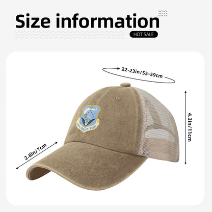 446th Airlift Wing Printed unisex baseball cap adjustable grid baseball cap veteran gift
