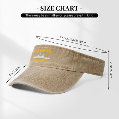 USS Kinkaid (DD-965) Printed adjustable Empty Top Baseball Sun Cap unisex outdoor sports hat veterans gift