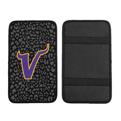 Minnesota Vikings 2 printed Car handrail box cushion Personalized car armrest cover
