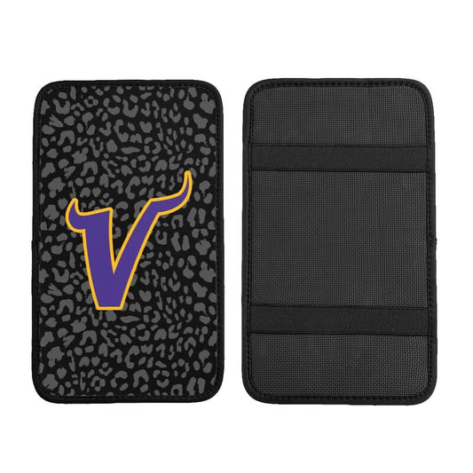 Minnesota Vikings 2 printed Car handrail box cushion Personalized car armrest cover