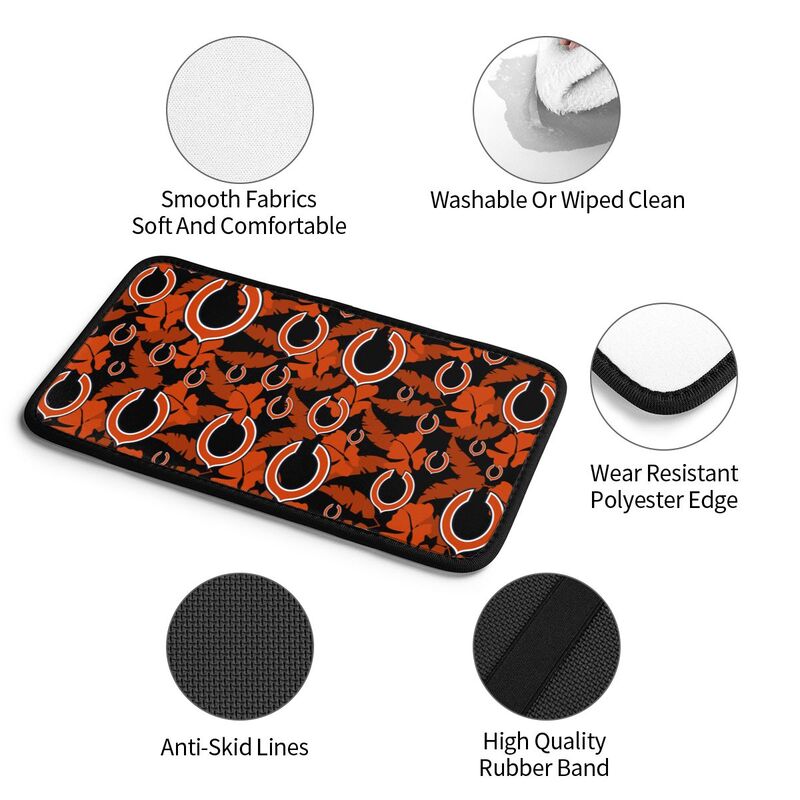 Chicago Bears printing Center console armrest pad car armrest protective cover car