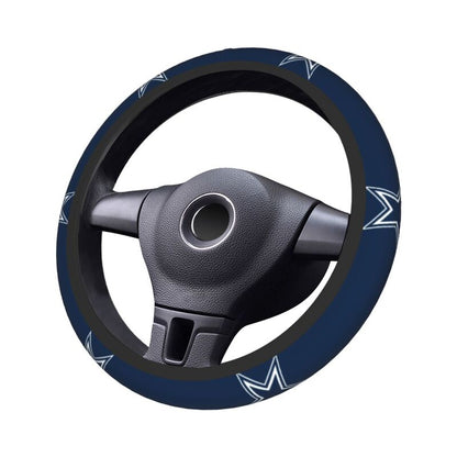 Dallas Cowboys 5 Printed breathable anti slip cover elastic steering wheel cover