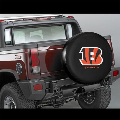 Cincinnati Bengals 3 car dustproof sunscreen tyre protective cover Tyre protective cover