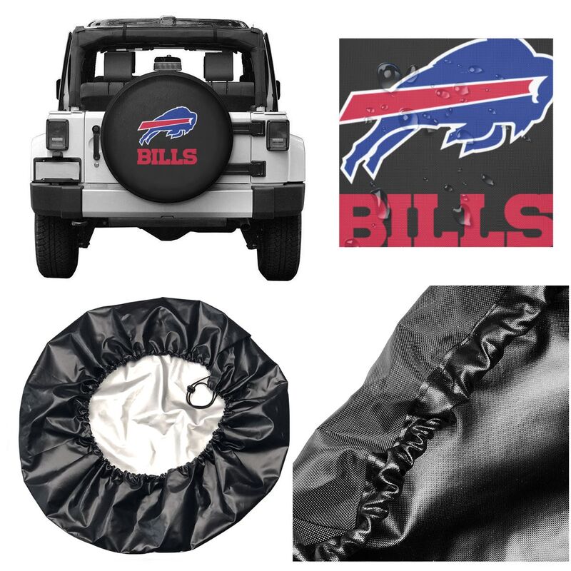 Buffalo Bills 4 car dustproof sunscreen tyre protective cover Tyre protective cover