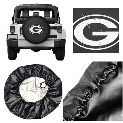 Green Bay Packers 2 Printing tire protection cover car sun protection tire protection covers