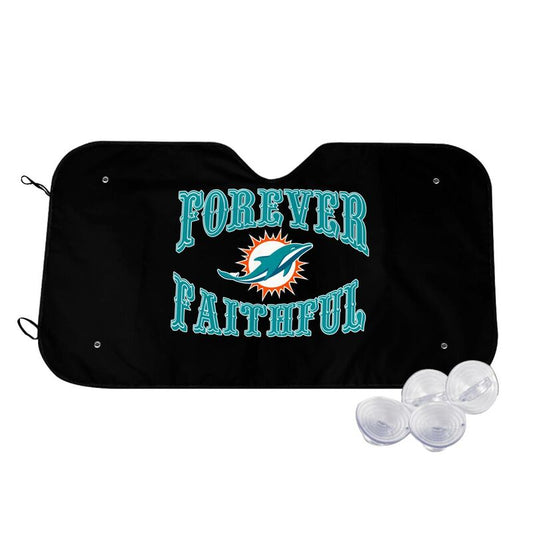 Miami Dolphins Printing car multi size front windshield sunshade car windshield sunshade