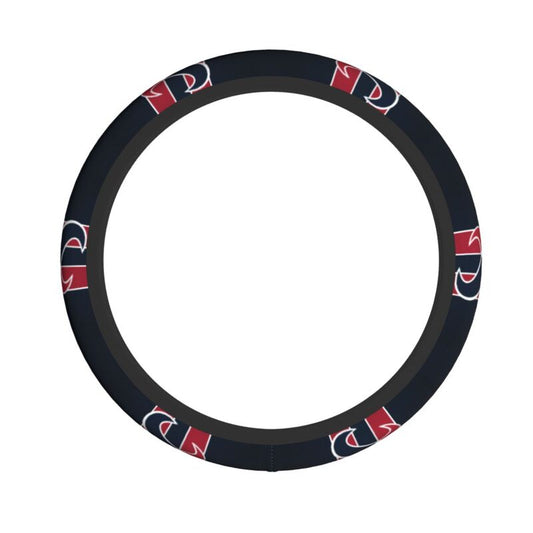 Houston Texans 2 Printed breathable elastic steering wheel cover anti slip cover