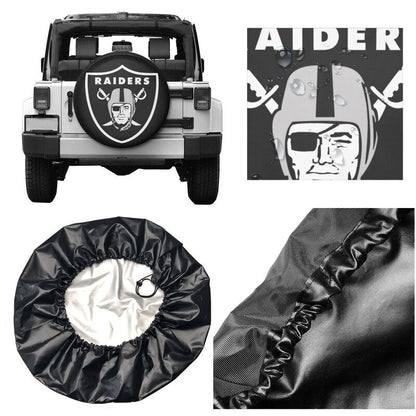 Las Vegas Raiders 5 car dustproof sunscreen tyre protective cover Tyre protective cover