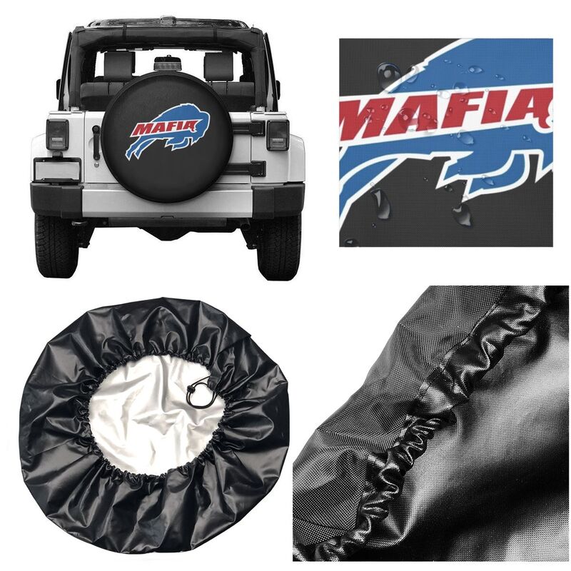 Buffalo Bills car dustproof sunscreen tyre protective cover Tyre protective cover