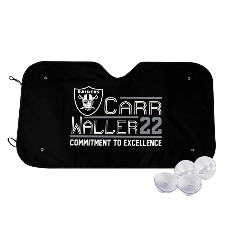 Las Vegas Raiders Print is suitable for front Car windshield sunshades Car windshield sunshades