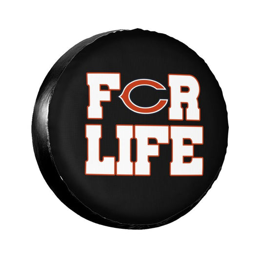 Chicago Bears Printing tire protection cover car spare tire dust protection cover