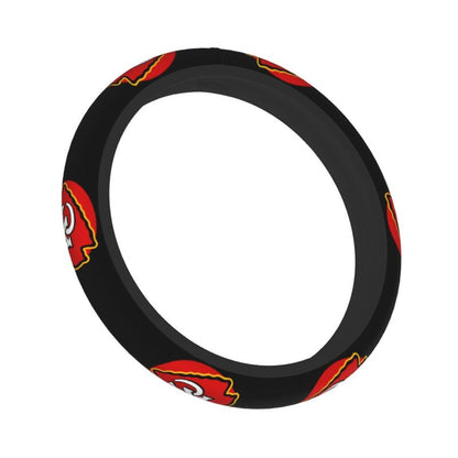 Kansas City Chiefs 1 Printed elastic steering wheel cover anti slip breathable