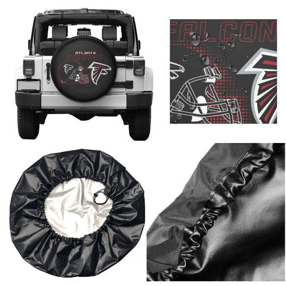 Atlanta Falcons Print car tire protection cover car spare tire dust protection covers
