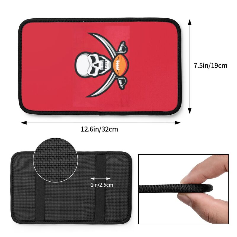 Tampa Bay Buccaneers2 Printed car armrest box pad elbow protection pad