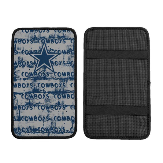 Dallas Cowboys print Car armrest box protective cover car center console armrest pad