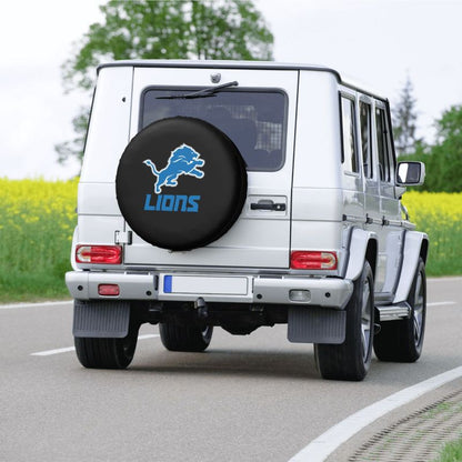 Detroit Lions 3 Car tire protective cover waterproof and dustproof tire cover