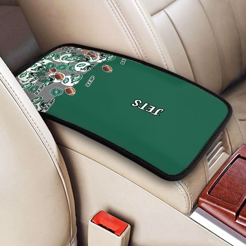 New York Jets print Car center console armrest pad car armrest protective cover