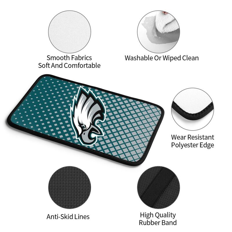 Philadelphia Eagles Car handrail box cushion Personalized printed car armrest cover