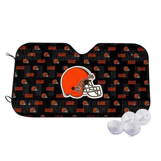 Cleveland Browns Printed is suitable for front Car windshield sunshades Car windshield sunshades